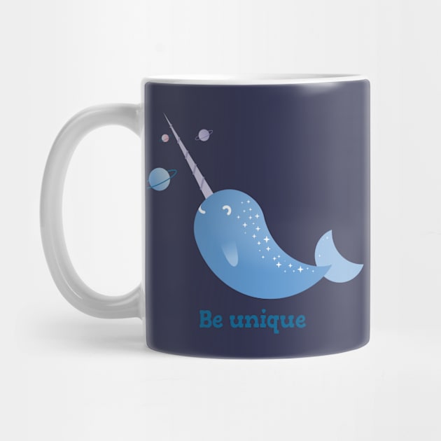 Be unique Cute Narwhal sea creatures by AnastasiiaOle